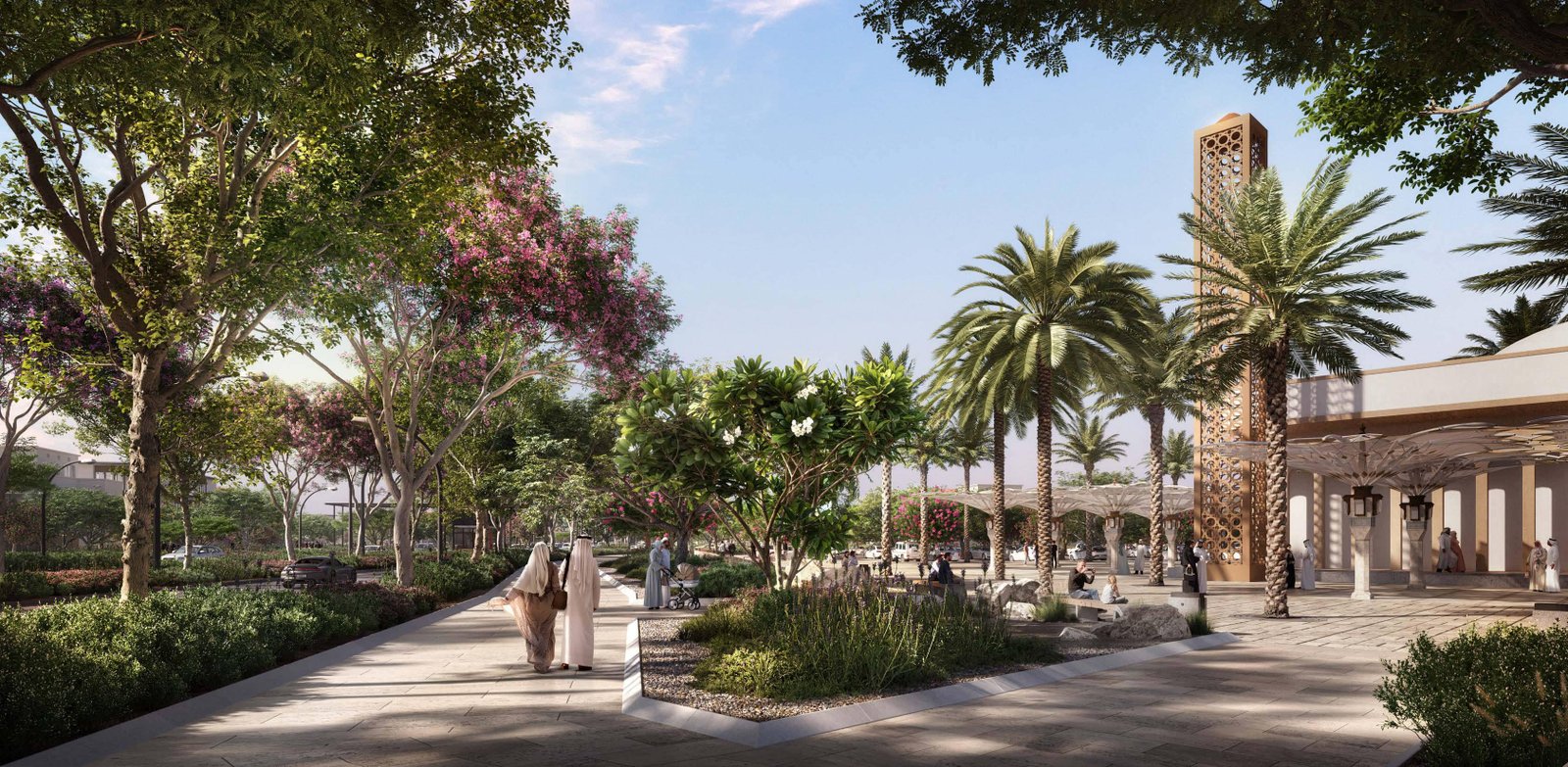 Wadeem future marina and town centre location map for Hudayriyat Island luxury villa plot community