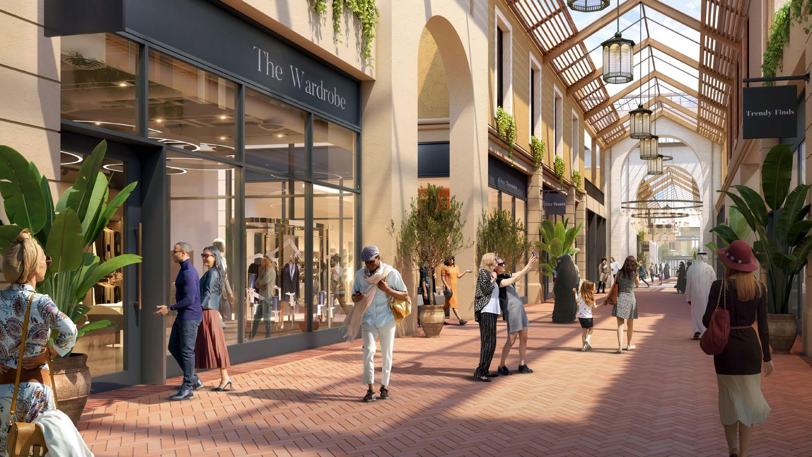 Contemporary townhouses and twin villas in Nawayef Village with elegant architecture and landscaped surroundings in Abu Dhabi